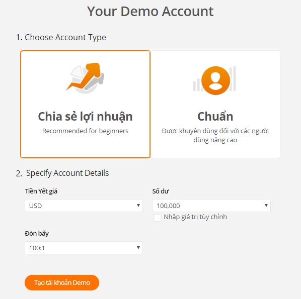 Hướng dẫn đăng ký tài khoản trên ZuluTrade