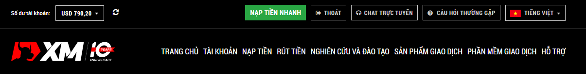 Hướng dẫn nạp rút tiền tại sàn XM đầy đủ nhất