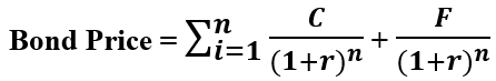 công thức tính bond price