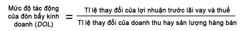 cách tính đòn bẩy kinh doanh chi tiết