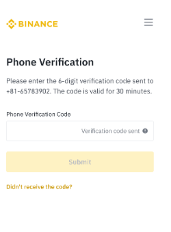 Cách đăng ký tài khoản trên Ứng dụng Binance 6