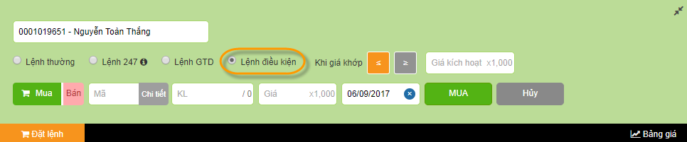 Lệnh điều kiện