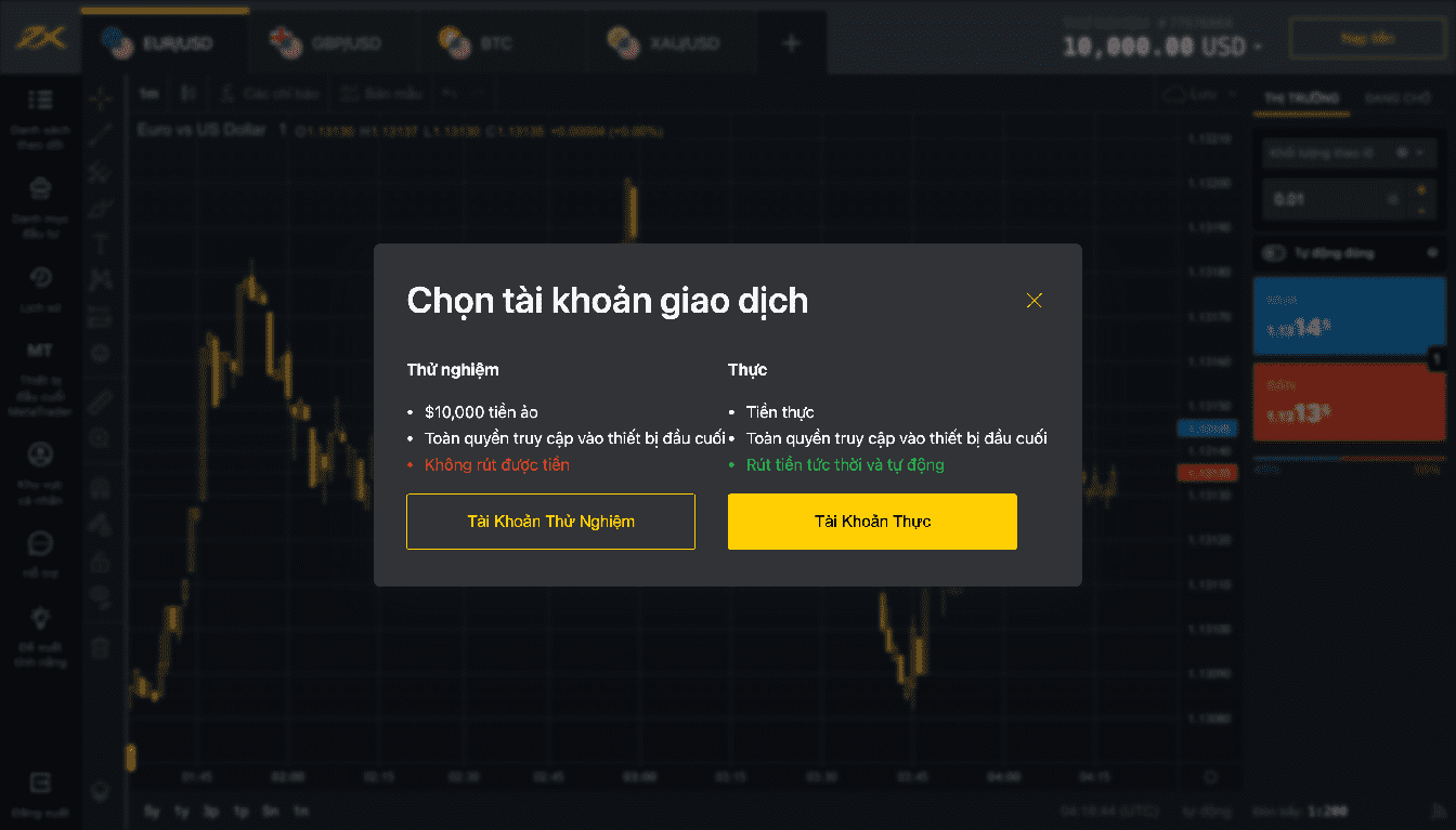 Cách mở tài khoản Demo Forex chi tiết