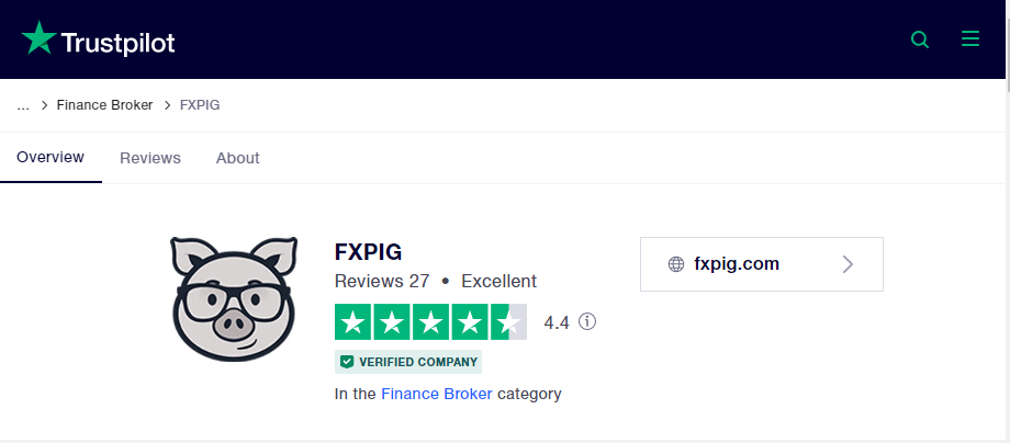 Review sàn FXPIG có uy tín không