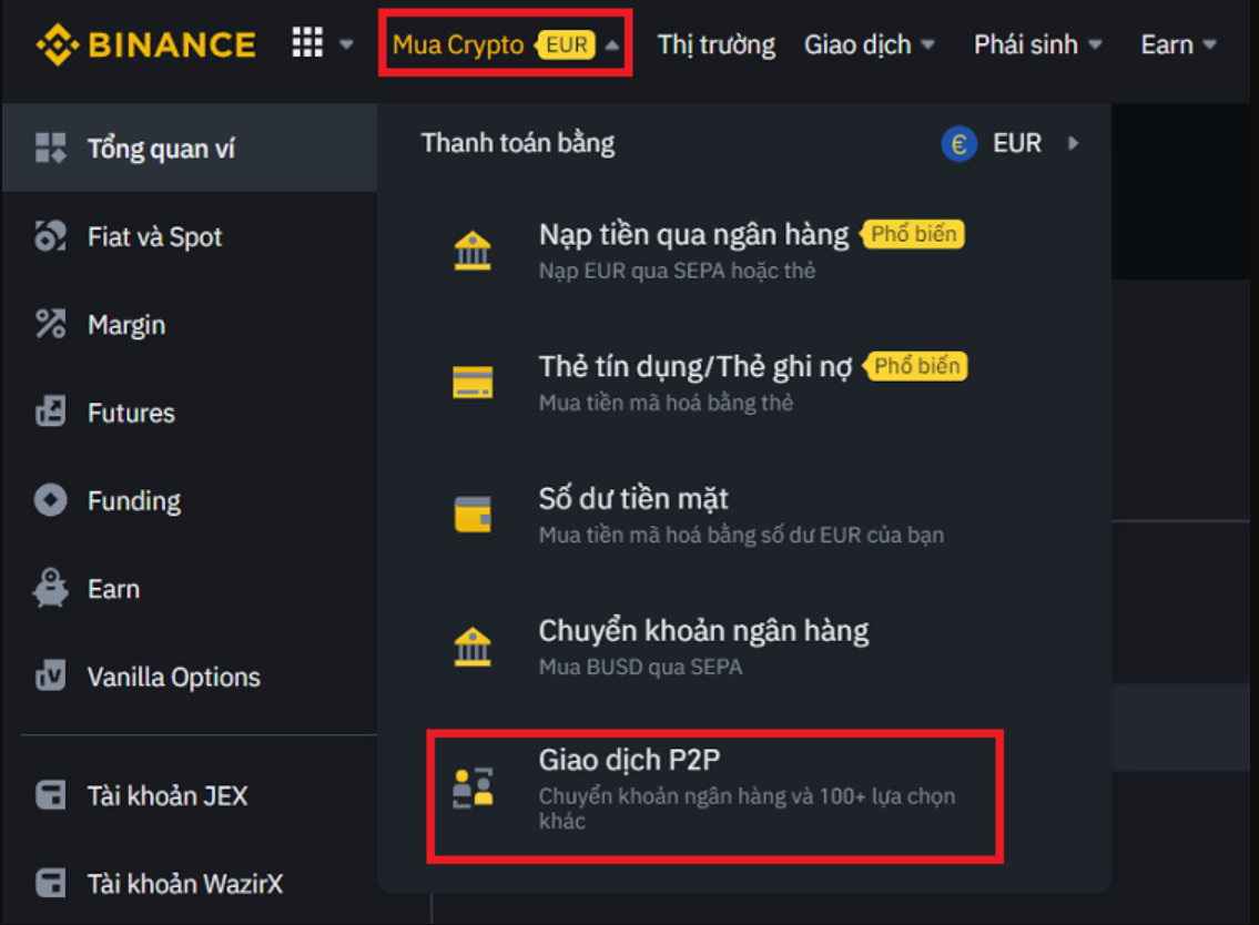 cách rút tiền VND, USD từ sàn binance chi tiết - bước 4