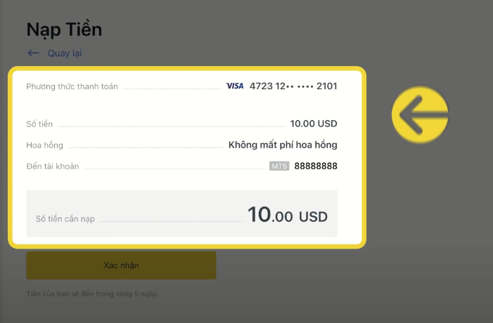 Nạp rút tiền sàn Exness 