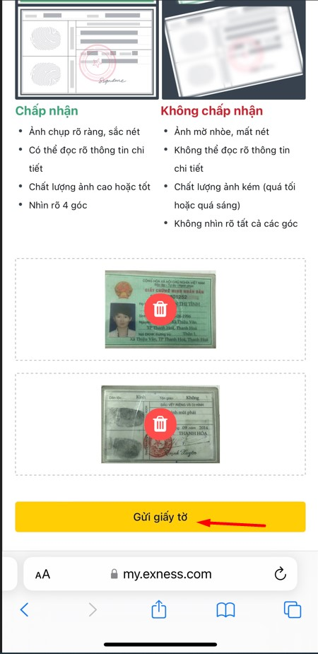 Các bước mở tài khoản sàn Exness