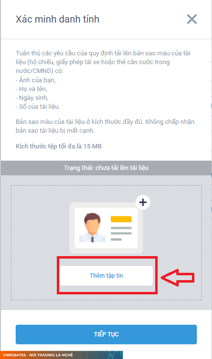 Xác minh danh tính sàn LiteFinance