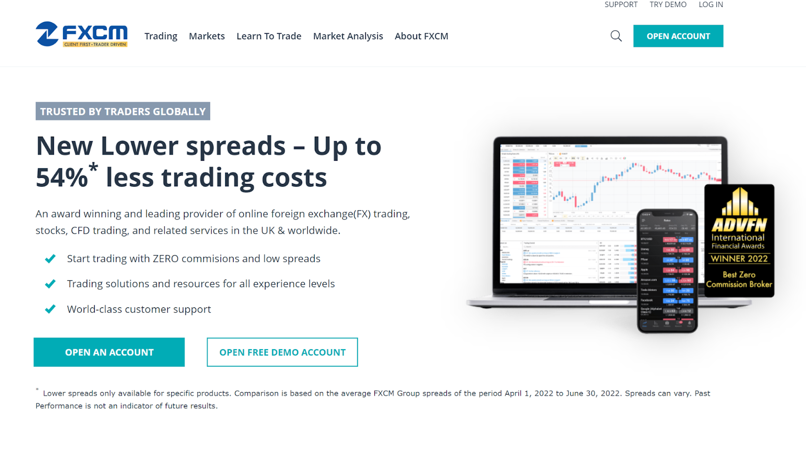 Đăng ký mở tài khoản FXCM