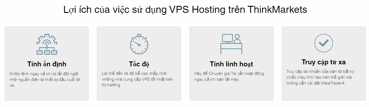 Dịch vụ và lợi ích tại ThinkMarkets