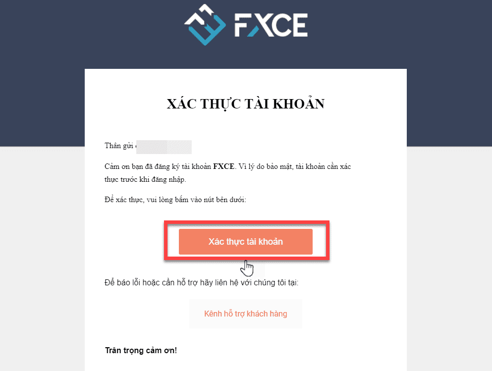 Xác thực Email 