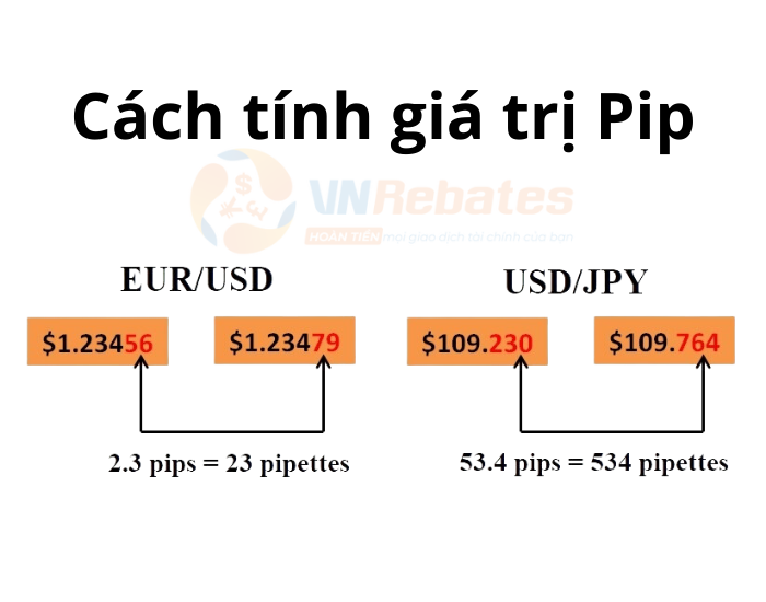 Cách tính giá trị Pip