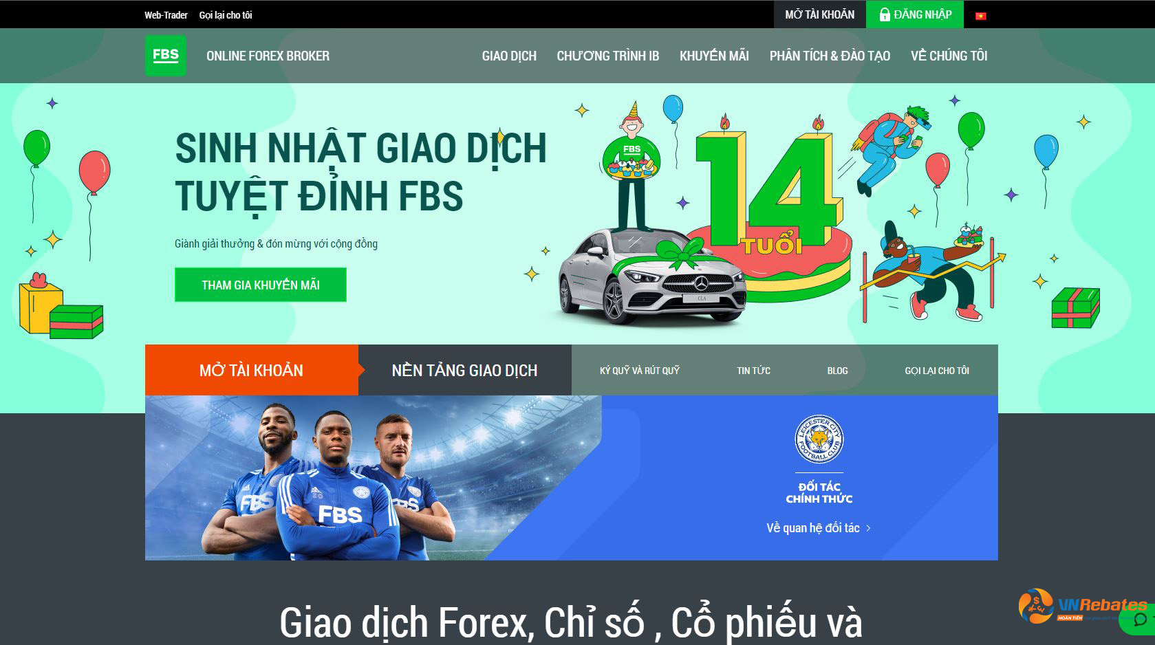 Tổng quan các chương trình Bonus sàn FBS 