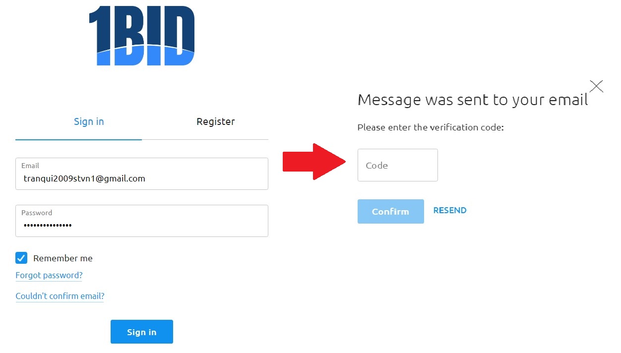 mở tài khoản onebid