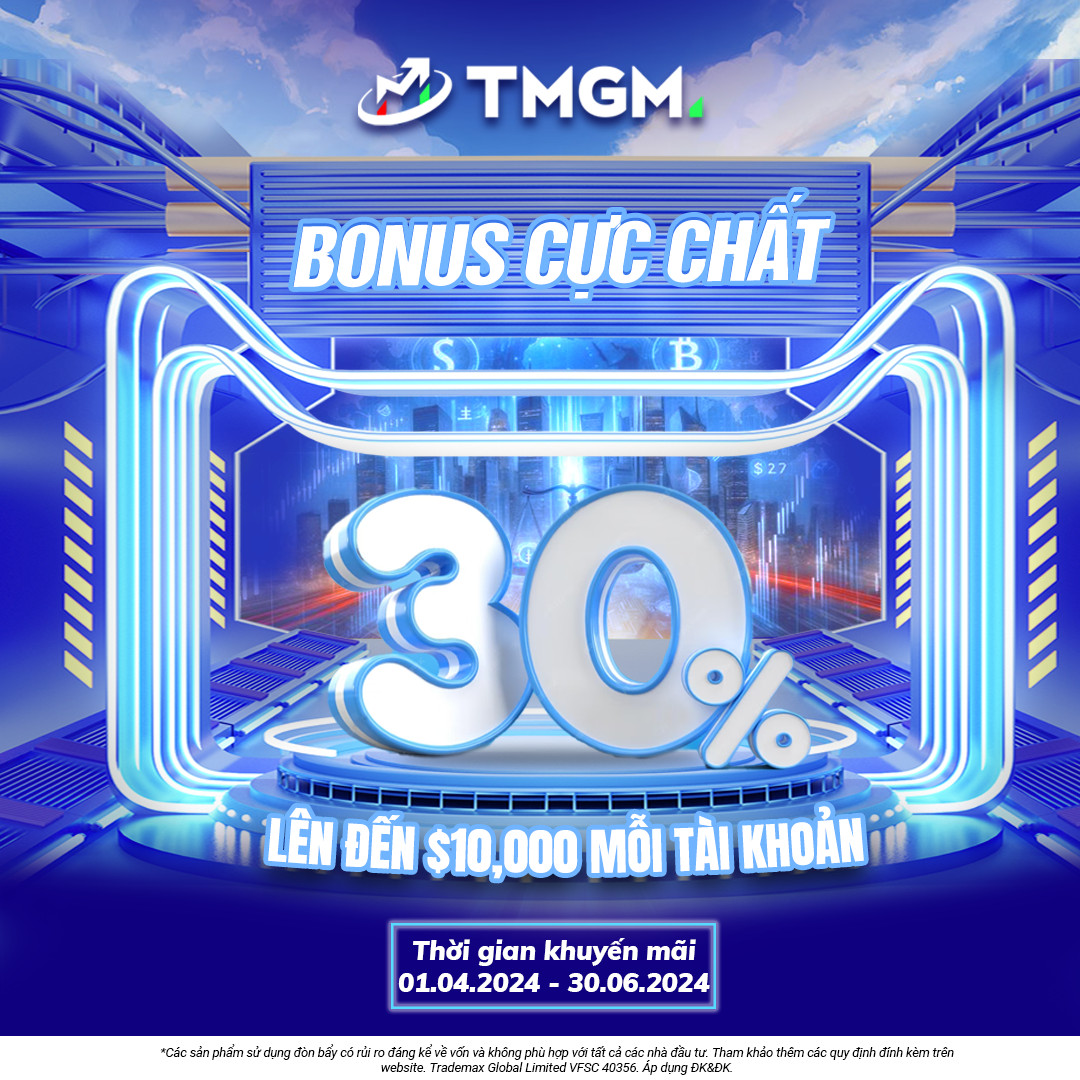 TMGM khuyến mãi mới nhất dành cho khách hàng Việt Nam