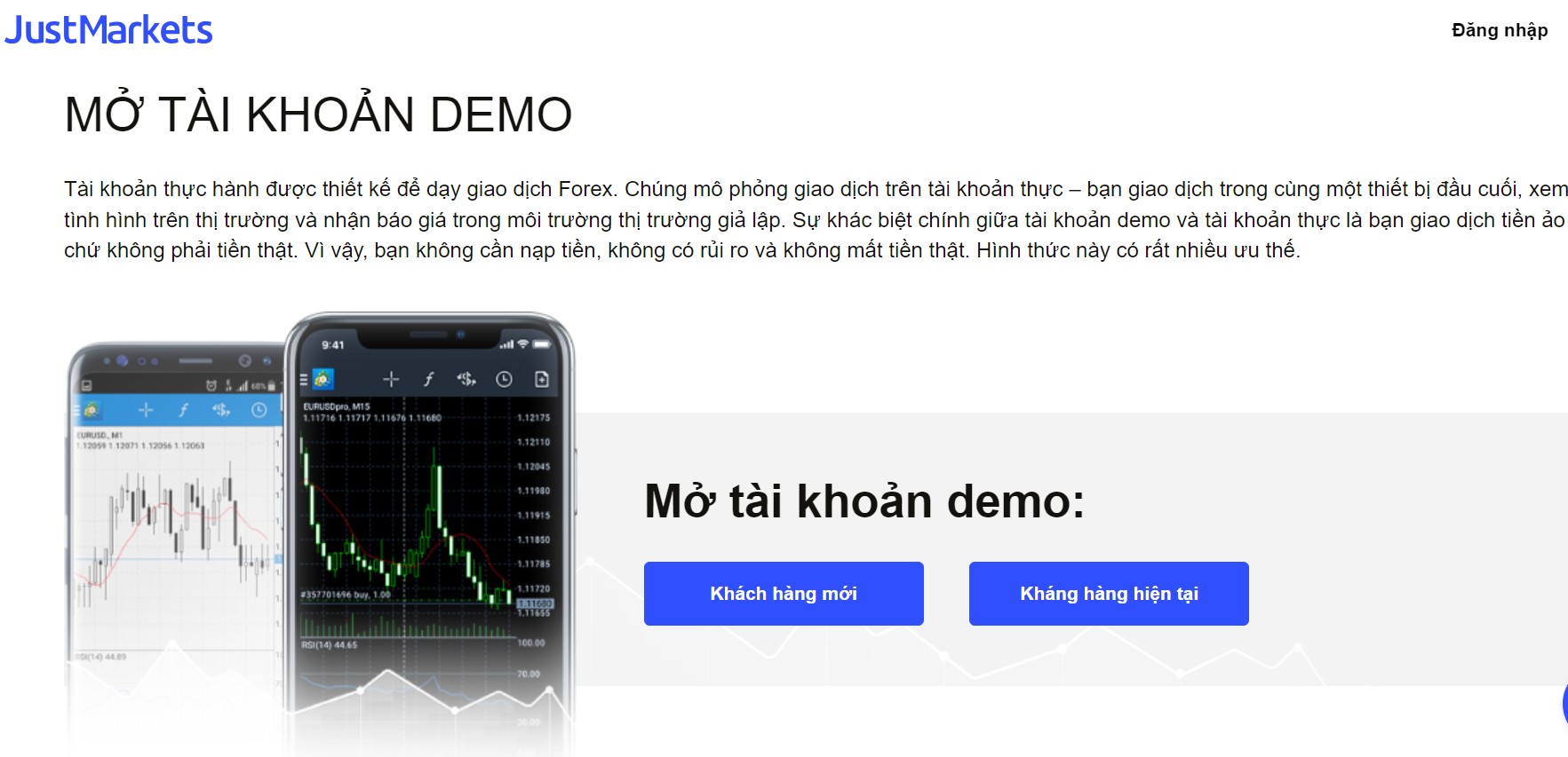 MỞ TÀI KHOẢN justmarkets